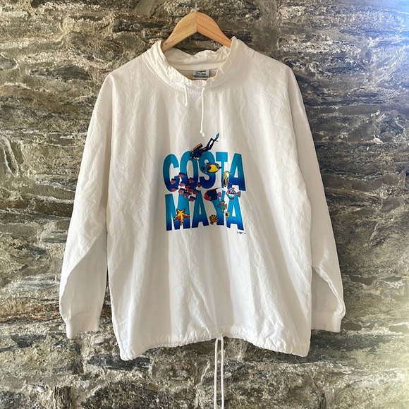 VINTAGE 2001 RARE Peer Wear Coasta Maya 100% Cotton Pullover Made in Mexico Sz M - Picture 1 of 7